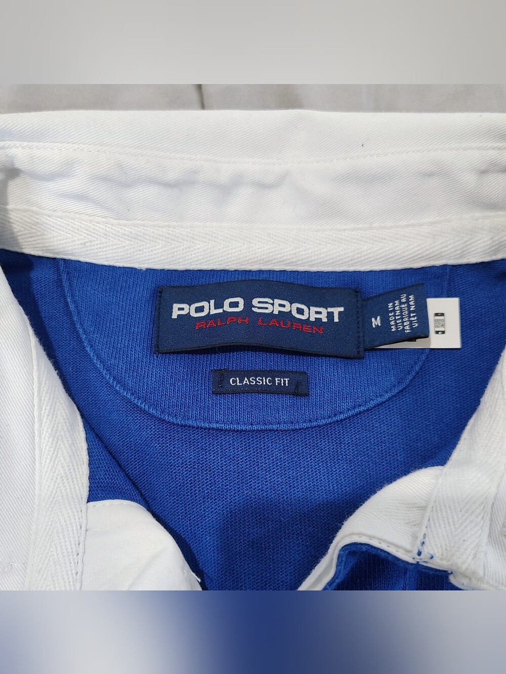Polo Sport Ralph Lauren Racing Team Rugby Shirt Medium 92 Long Sleeve - Picture 7 of 7